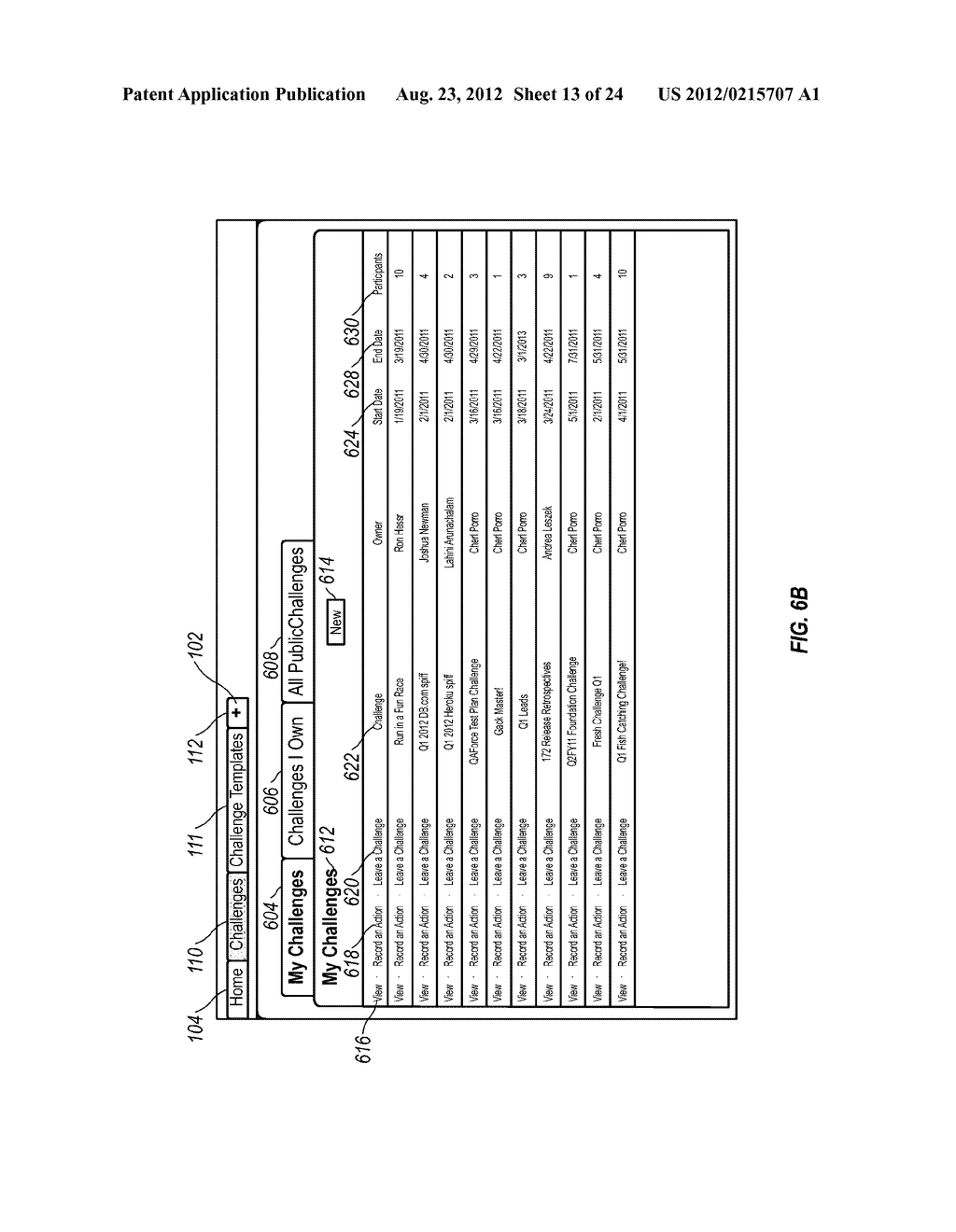 Methods And Systems For Providing A Recognition User Interface For An     Enterprise Social Network - diagram, schematic, and image 14