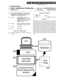 TEST DATA GENERATION AND SCALE UP FOR DATABASE TESTING USING UNIQUE COMMON     FACTOR SEQUENCING diagram and image