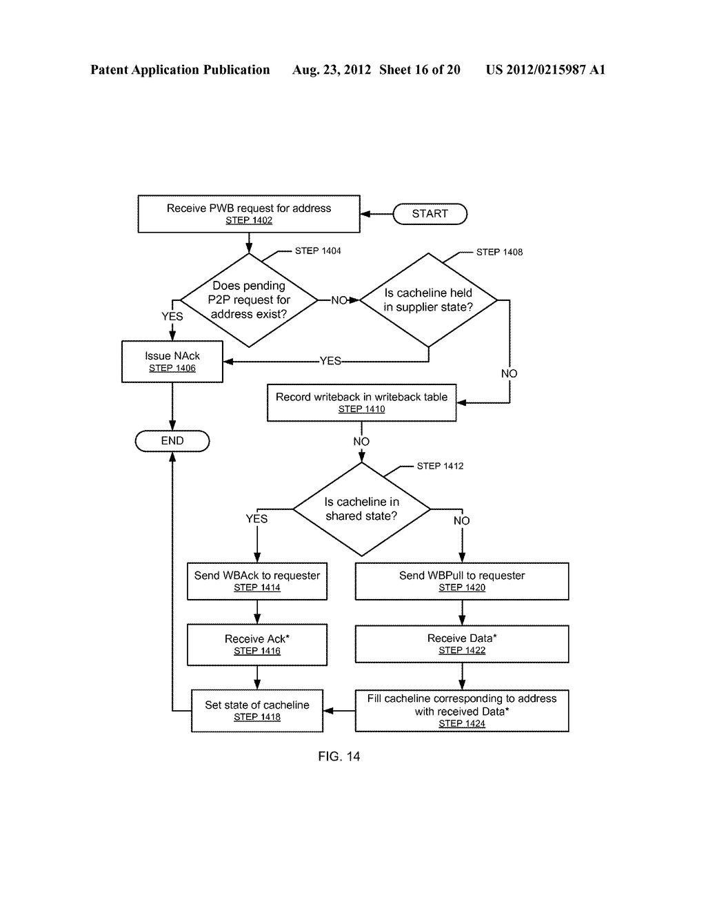 BROADCAST PROTOCOL FOR A NETWORK OF CACHES - diagram, schematic, and image 17