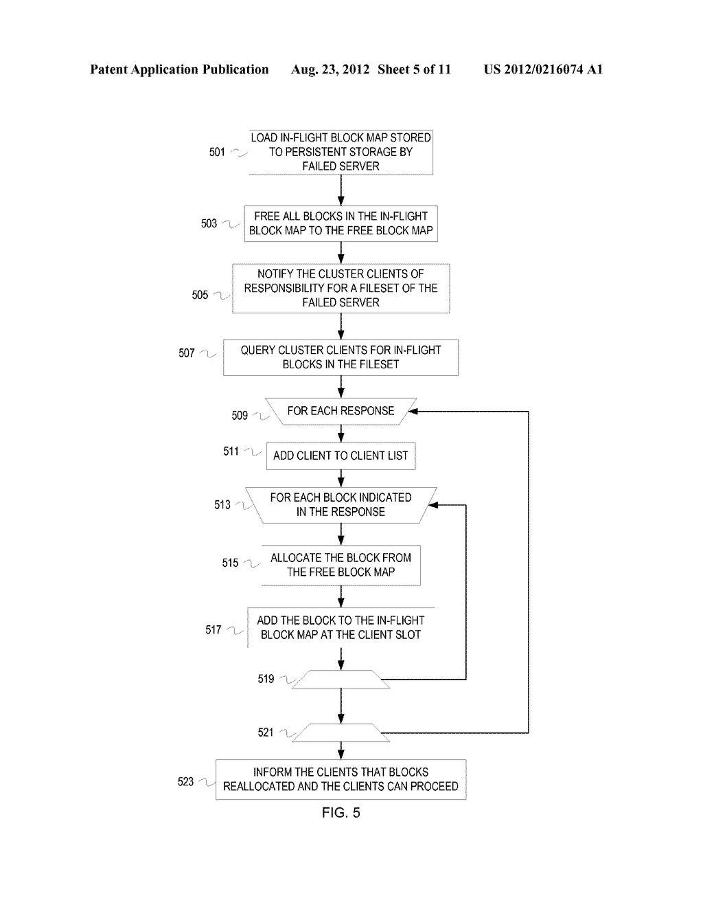 IN-FLIGHT BLOCK MAP FOR A CLUSTERED REDIRECT-ON-WRITE FILESYSTEM - diagram, schematic, and image 06