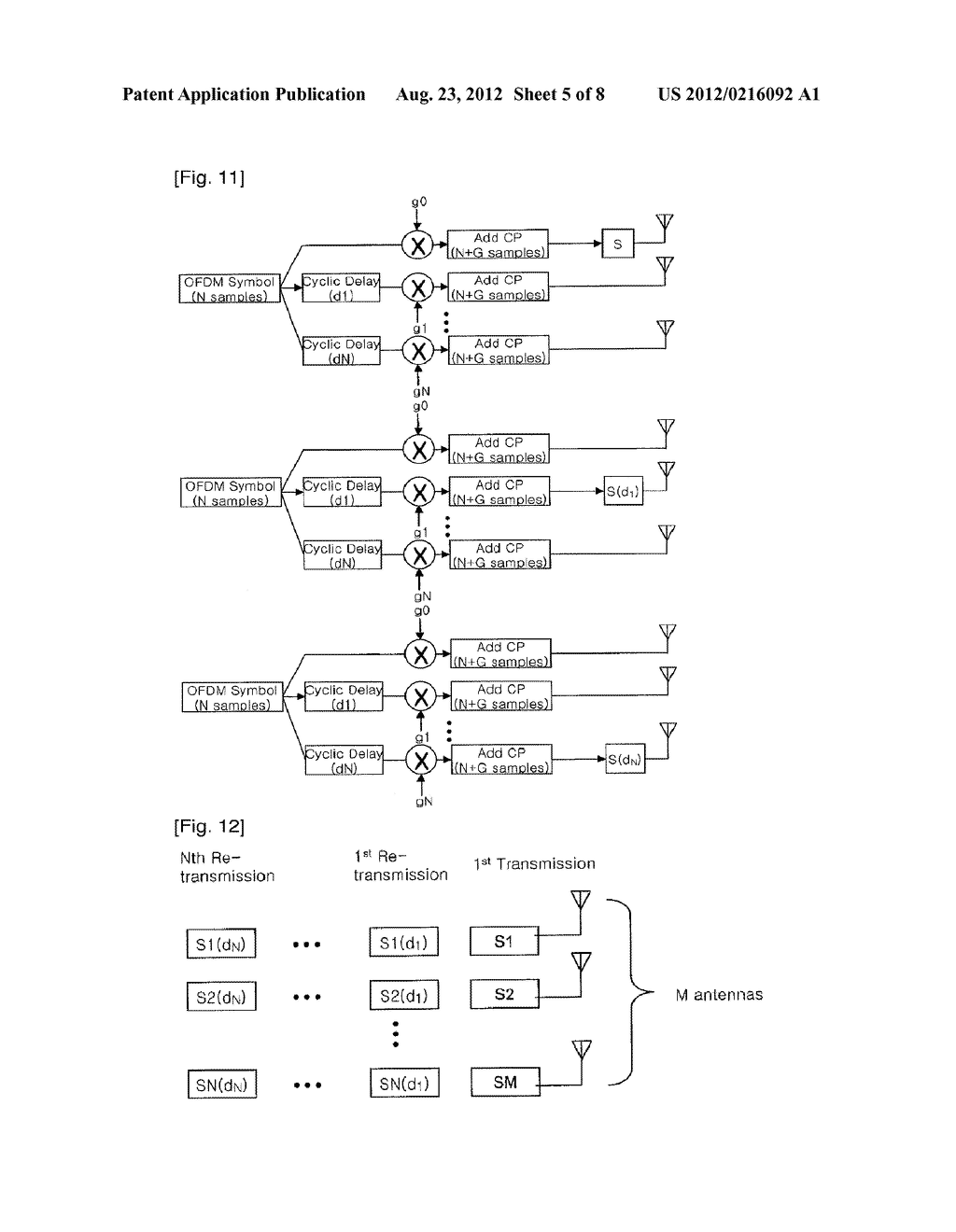 REPETITIVE TRANSMISSIONS IN MULTI-CARRIER BASED WIRELESS ACCESS TECHNIQUES - diagram, schematic, and image 06