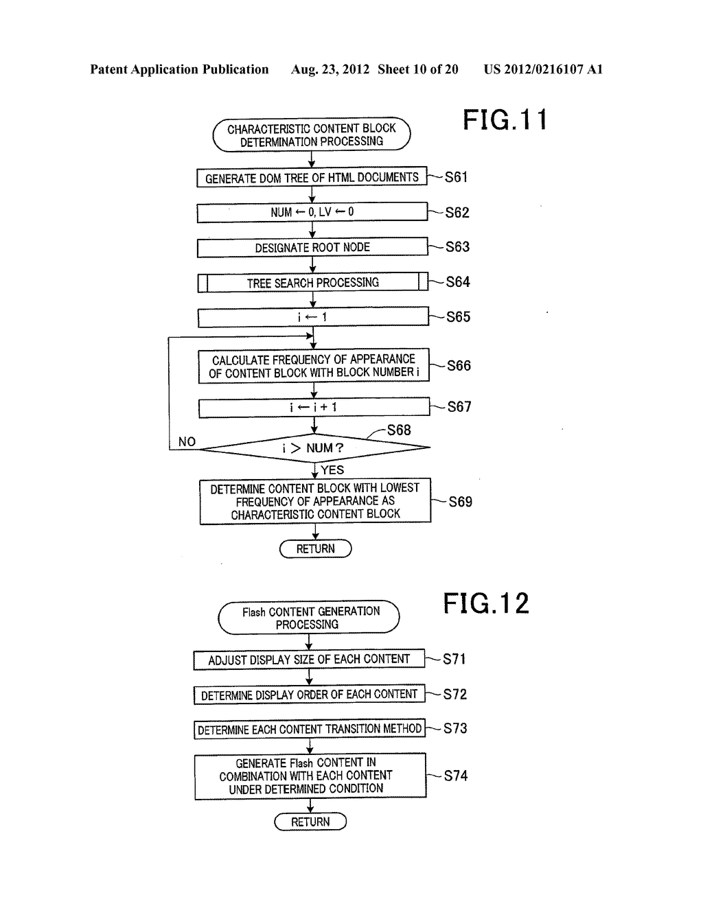 CHARACTERISTIC CONTENT DETERMINATION PROGRAM, CHARACTERISTIC CONTENT     DETERMINATION DEVICE, CHARACTERISTIC CONTENT DETERMINATION METHOD,     RECORDING MEDIUM, CONTENT GENERATION DEVICE, AND RELATED CONTENT     INSERTION DEVICE - diagram, schematic, and image 11