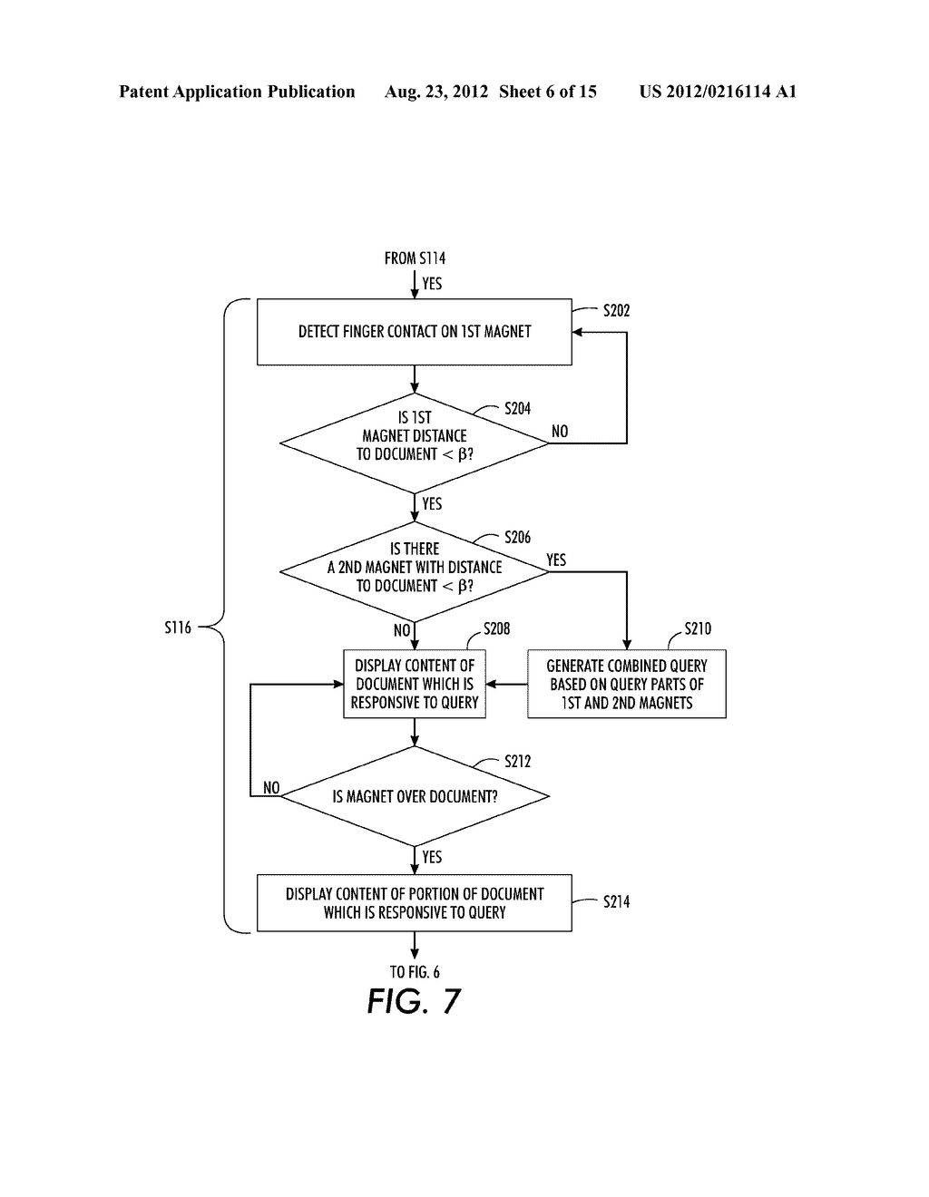 QUERY GENERATION FROM DISPLAYED TEXT DOCUMENTS USING VIRTUAL MAGNETS - diagram, schematic, and image 07