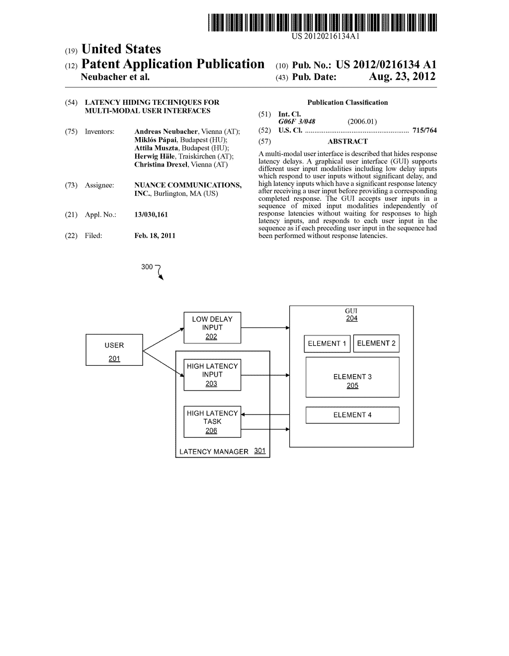 Latency Hiding Techniques for Multi-Modal User Interfaces - diagram, schematic, and image 01