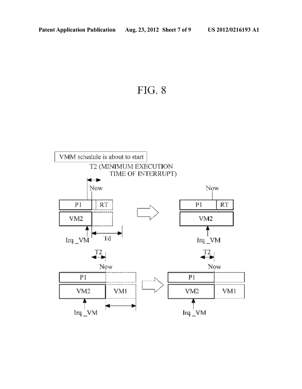APPARATUS AND METHOD FOR CONTROLLING VIRTUAL MACHINE SCHEDULE TIME - diagram, schematic, and image 08