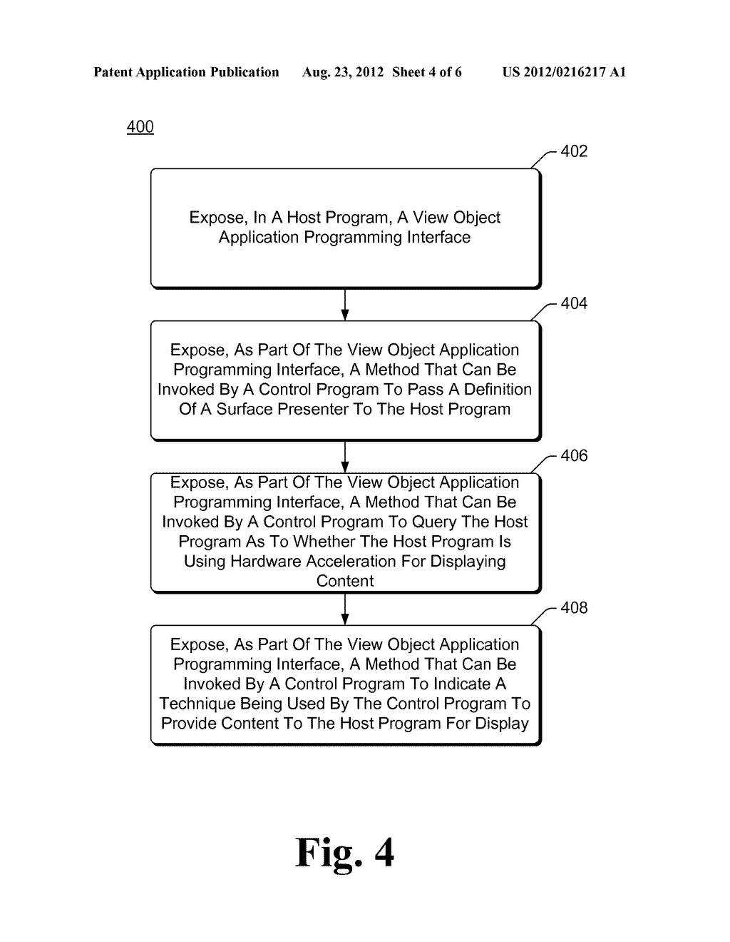 INTERFACE FOR DISPLAYING CONTENT SUPPORTING HARDWARE ACCELERATION - diagram, schematic, and image 05