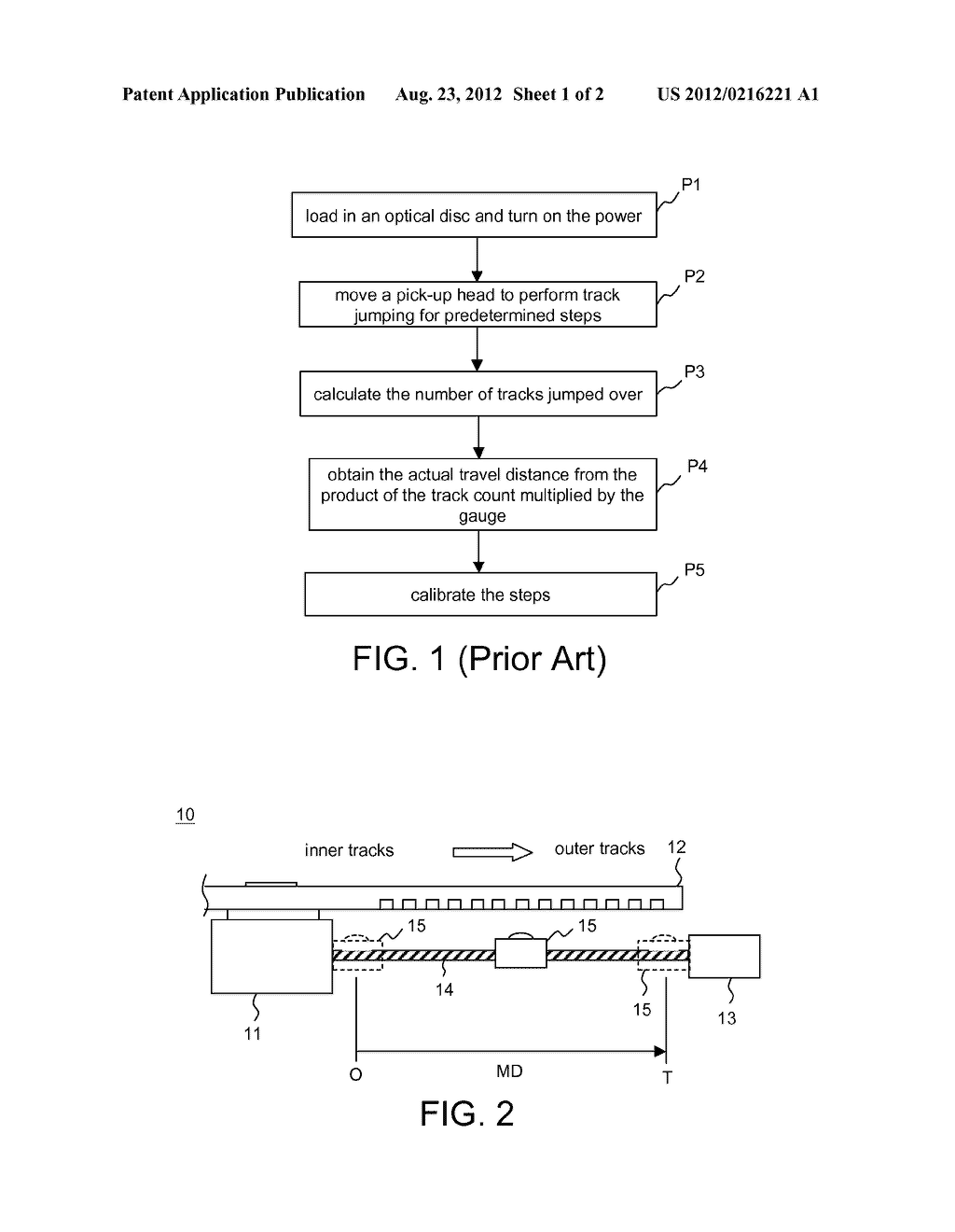 METHOD FOR CALIBRATING STEPS OF STEPPING MOTOR USED IN OPTICAL DISC DRIVE - diagram, schematic, and image 02