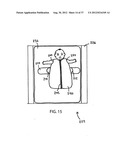 SWADDLE BLANKET WITH MATTRESS ATTACHMENT DEVICE diagram and image