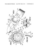 Clipper deflector for deflecting air and cuttings away from operator diagram and image