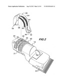 Clipper deflector for deflecting air and cuttings away from operator diagram and image