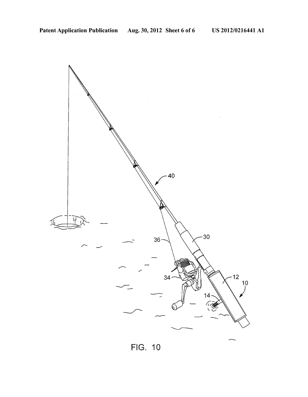 FISHING POLE HOLDER - diagram, schematic, and image 07