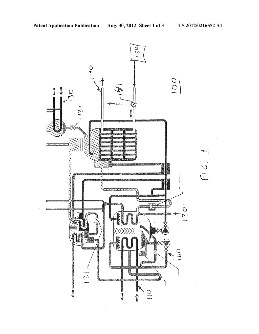 SYSTEM AND METHOD FOR CONTROLLING AN ABSORPTION CHILLER CONFIGURED TO     SIMULTANEOUSLY PRODUCE COOLING AND HEATING - diagram, schematic, and image 02