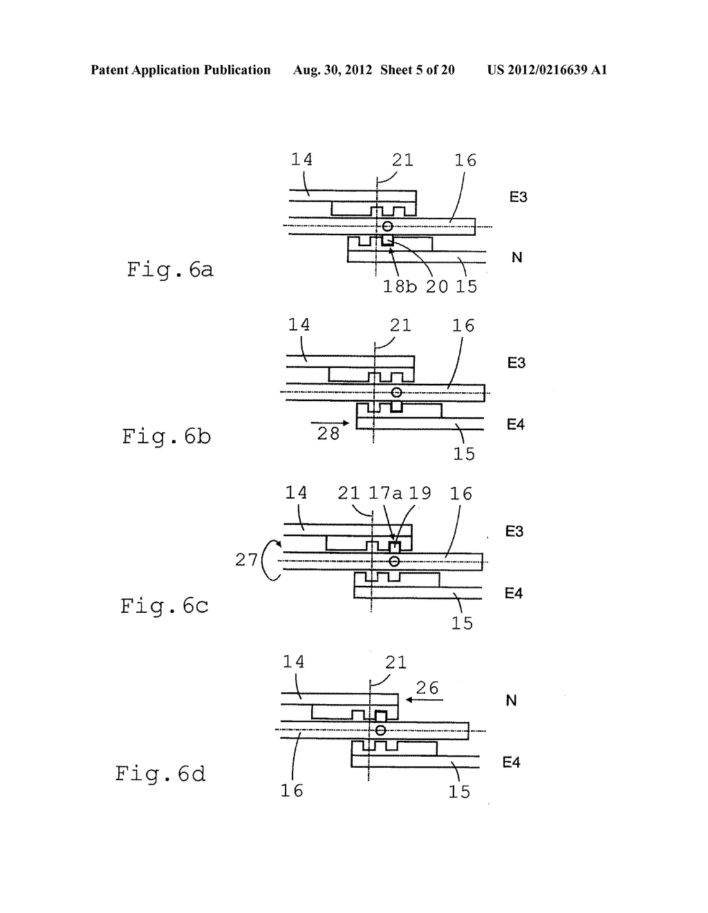 SHIFTING DEVICE AND METHOD FOR SHIFTING CONTROL OF AN AUTOMATED GROUP     TRANSMISSION - diagram, schematic, and image 06