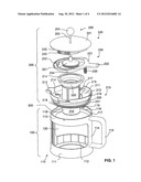 TEA-MAKER HAVING A CLOSABLE POURING SPOUT diagram and image