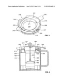 TEA-MAKER HAVING A CLOSABLE POURING SPOUT diagram and image