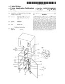 STRAPPING MACHINE HAVING A MOVABLE WORKING ASSEMBLY diagram and image