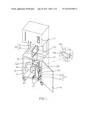 STRAPPING MACHINE HAVING A MOVABLE WORKING ASSEMBLY diagram and image