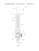 BLADE FOR SILK-SCREEN PRINTING ON A PRINT SUPPORT diagram and image