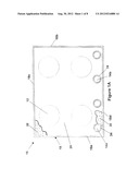 COOKING APPLIANCE SURFACES HAVING SPILL CONTAINMENT PATTERN AND METHODS OF     MAKING THE SAME diagram and image