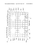 COOKING APPLIANCE SURFACES HAVING SPILL CONTAINMENT PATTERN AND METHODS OF     MAKING THE SAME diagram and image