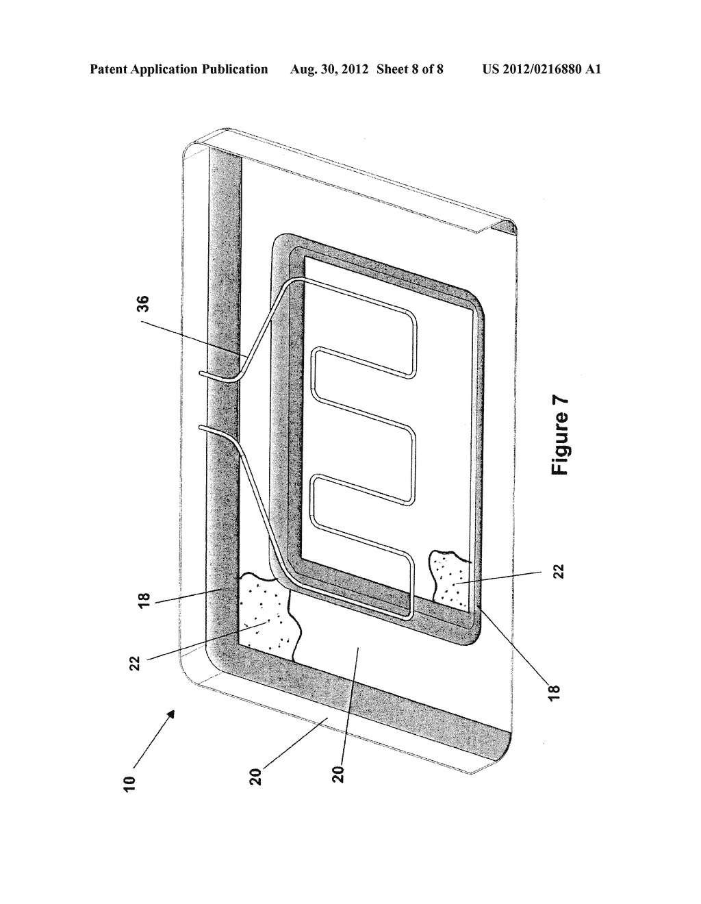 COOKING APPLIANCE SURFACES HAVING SPILL CONTAINMENT PATTERN AND METHODS OF     MAKING THE SAME - diagram, schematic, and image 09