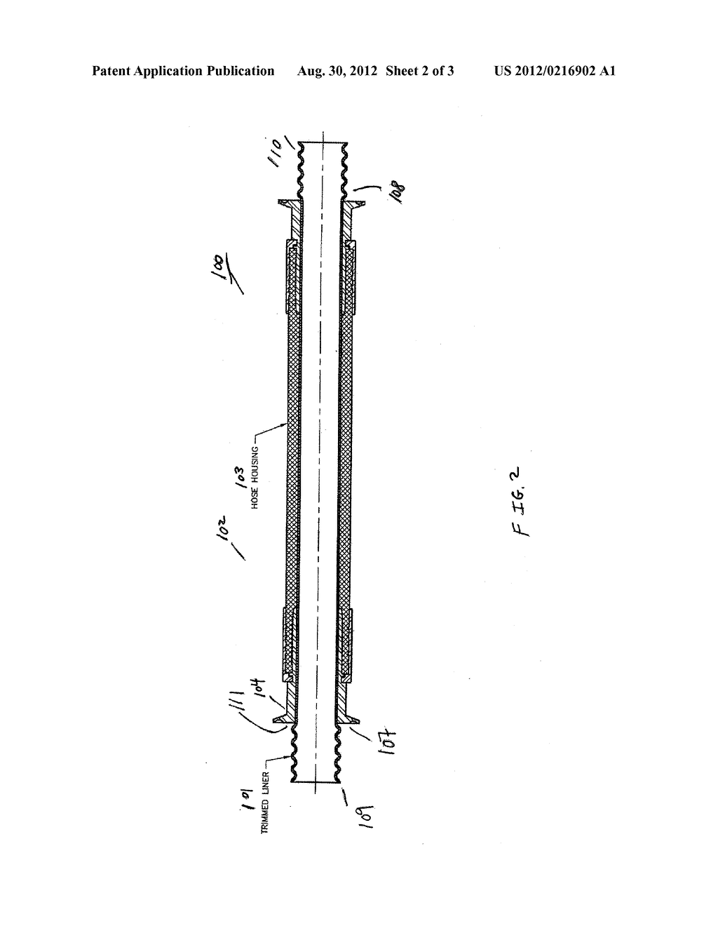 METHOD OF MANUFACTURING A FLUOROPOLYMER TUBE WITH LINING - diagram, schematic, and image 03