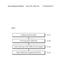 AUTOMOBILE PART MANUFACTURING METHOD USING QUENCHED STEEL SHEET diagram and image