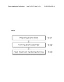 AUTOMOBILE PART MANUFACTURING METHOD USING QUENCHED STEEL SHEET diagram and image