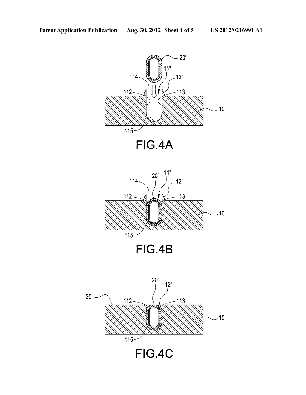 METHOD FOR ASSEMBLING HEAT PIPE AND THERMO-CONDUCTIVE BODY AND STRUCTURE     THEREOF - diagram, schematic, and image 05