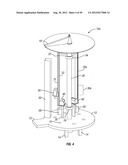 DRILLING RIG HAVING RIG OPERATION LOADS SUPPORTED ON PRESSURE CONTROL     EQUIPMENT diagram and image