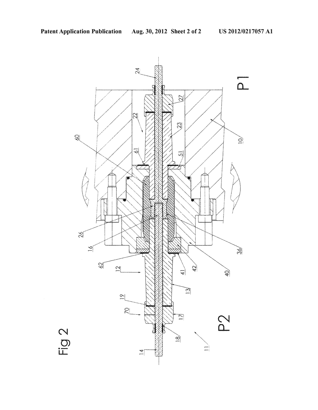 SYSTEM FOR TRANSMITTING ELECTRIC POWER THROUGH A WALL - diagram, schematic, and image 03