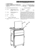 RETRACTABLE TABLE FOR LUGGAGE diagram and image