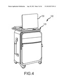 RETRACTABLE TABLE FOR LUGGAGE diagram and image