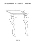 RETRACTABLE TABLE FOR LUGGAGE diagram and image