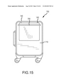 RETRACTABLE TABLE FOR LUGGAGE diagram and image