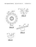 Corrugated strip for splined clutch housing and hub diagram and image