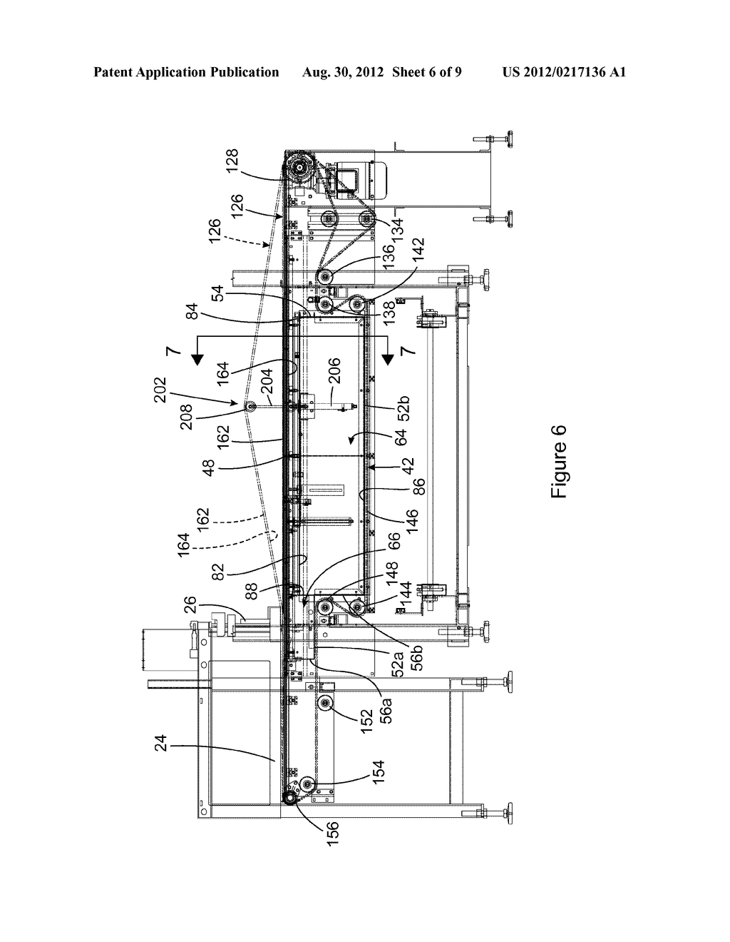 VACUUM CONVEYOR APPARATUS FOR STABILIZING MULTIPLE LANES OF OBJECTS     CONVEYED ON A CONVEYING SURFACE OF THE APPARATUS - diagram, schematic, and image 07