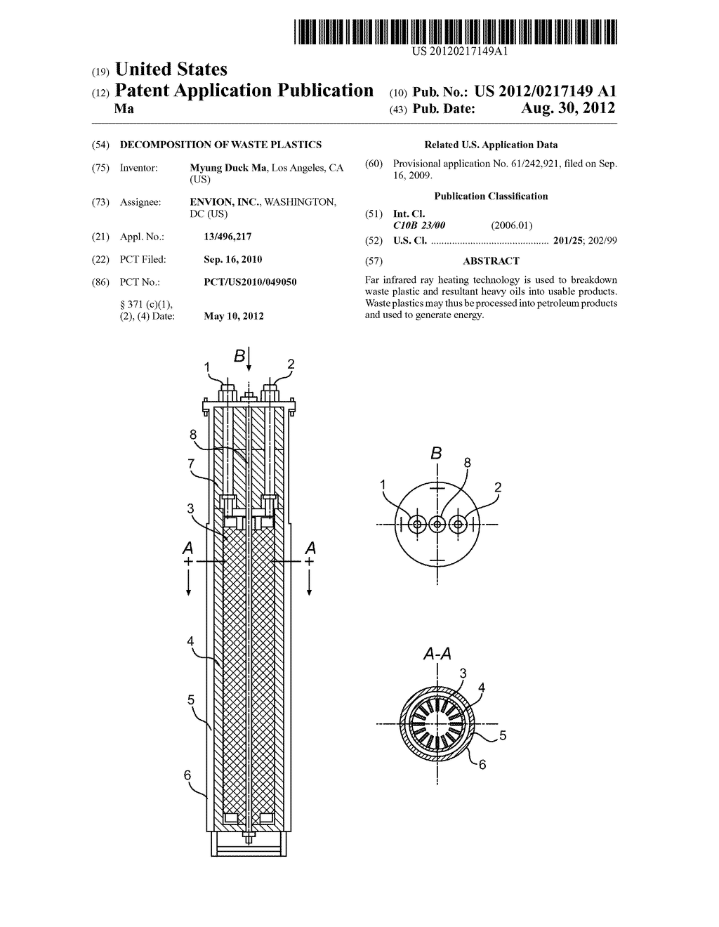 DECOMPOSITION OF WASTE PLASTICS - diagram, schematic, and image 01