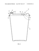 CUP LID FOR ADDITIVE TO BE CONVENIENTLY ADDED THEREIN diagram and image