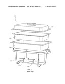 CHAFING DISH THAT USES A SEALED CHAMBER OF OIL AS A HEAT TRANSFER MEDIUM diagram and image