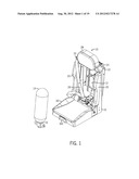 Automatic Locking SCBA Mounting Bracket Assembly diagram and image