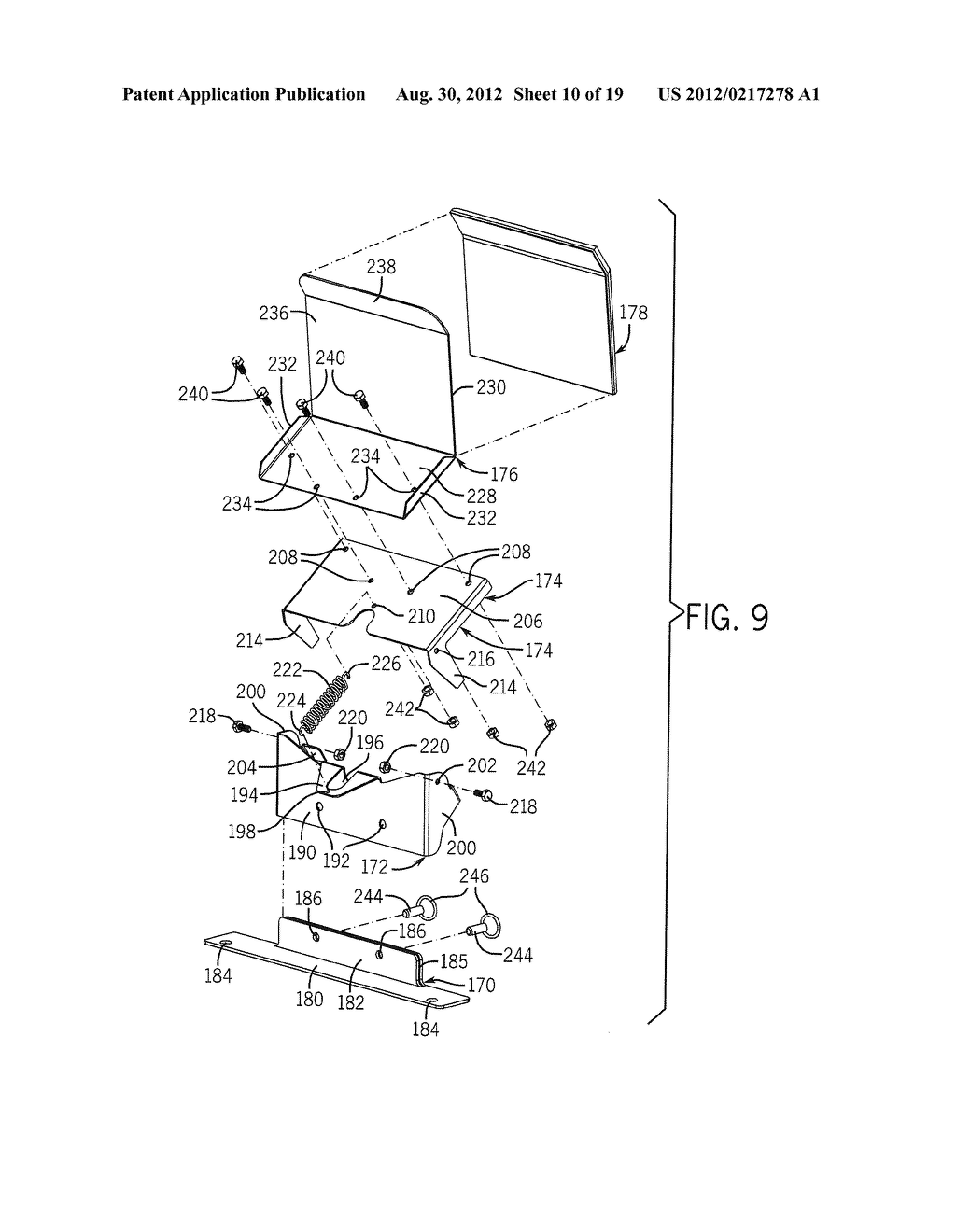 Automatic Locking SCBA Mounting Bracket Assembly - diagram, schematic, and image 11