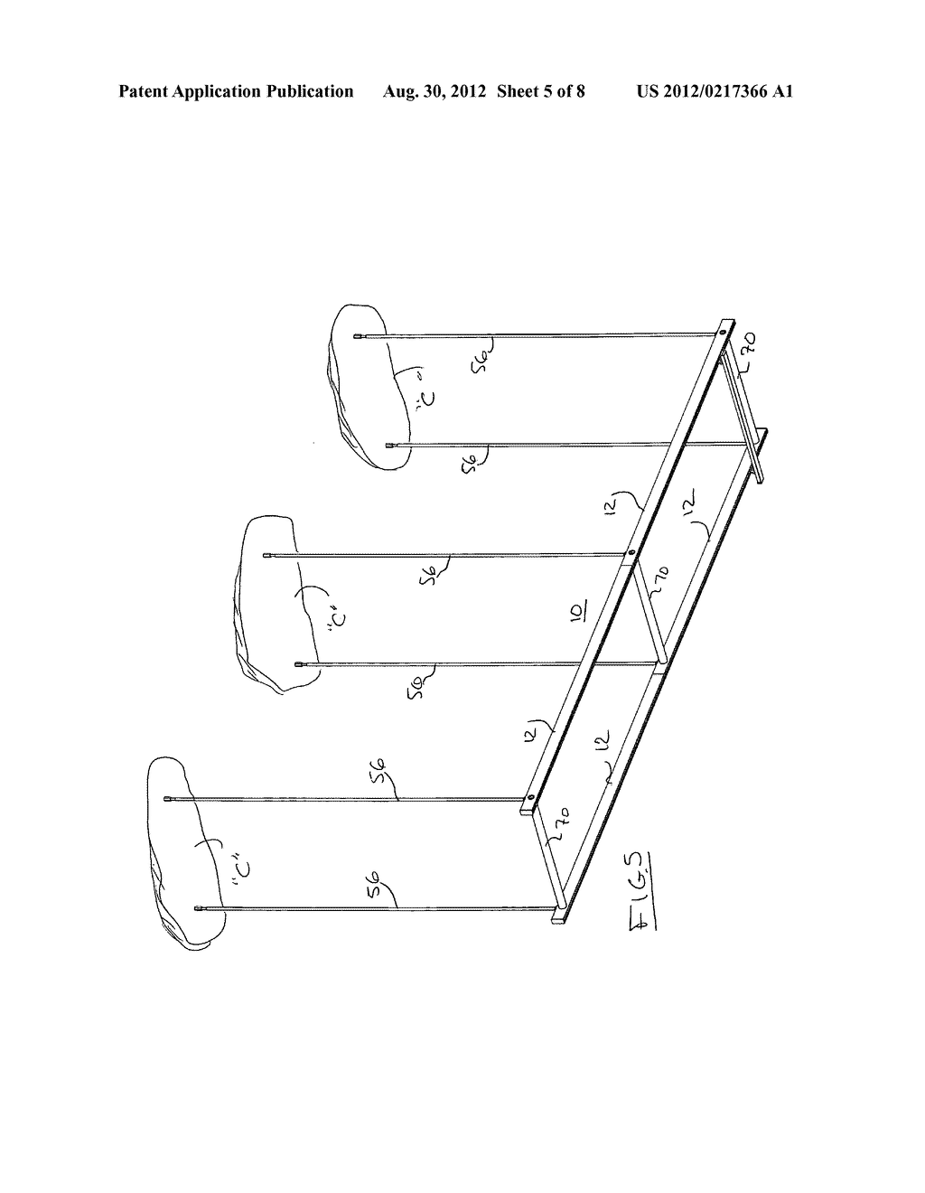 Elongated track support arrangement - diagram, schematic, and image 06