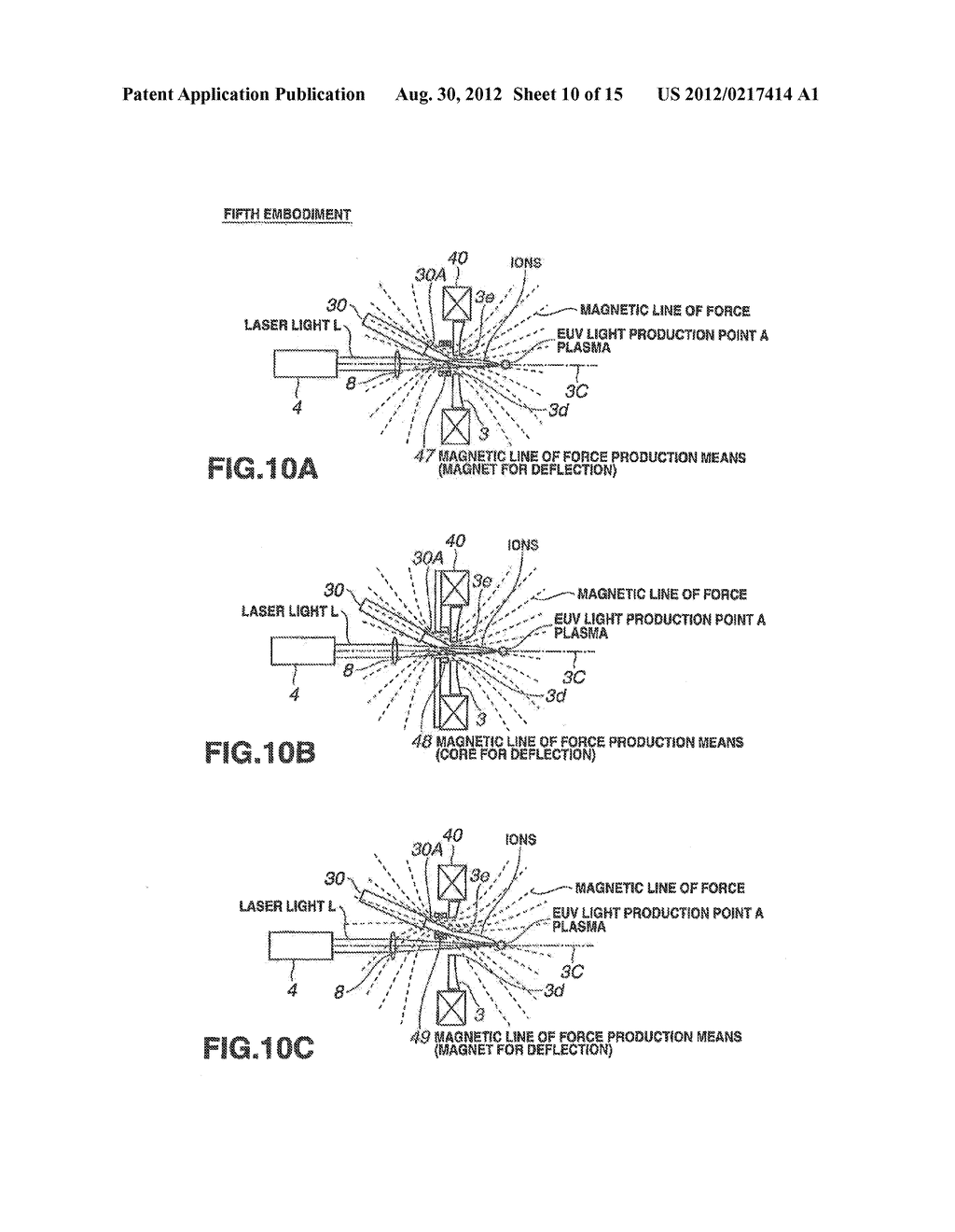 APPARATUS FOR AND METHOD OF WITHDRAWING IONS IN EUV LIGHT PRODUCTION     APPARATUS - diagram, schematic, and image 11