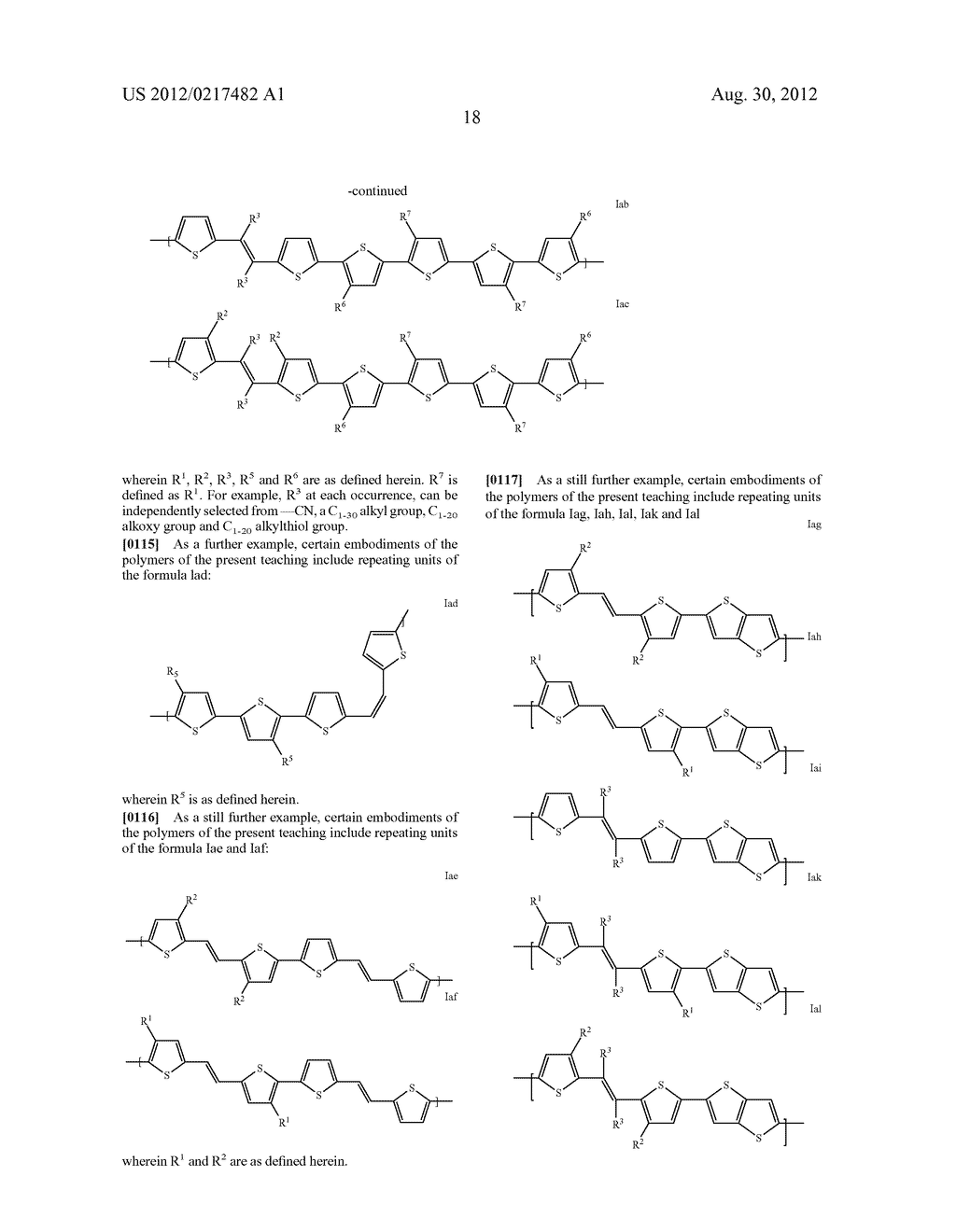 SEMICONDUCTOR MATERIALS PREPARED FROM DITHIENYLVINYLENE COPOLYMERS - diagram, schematic, and image 27