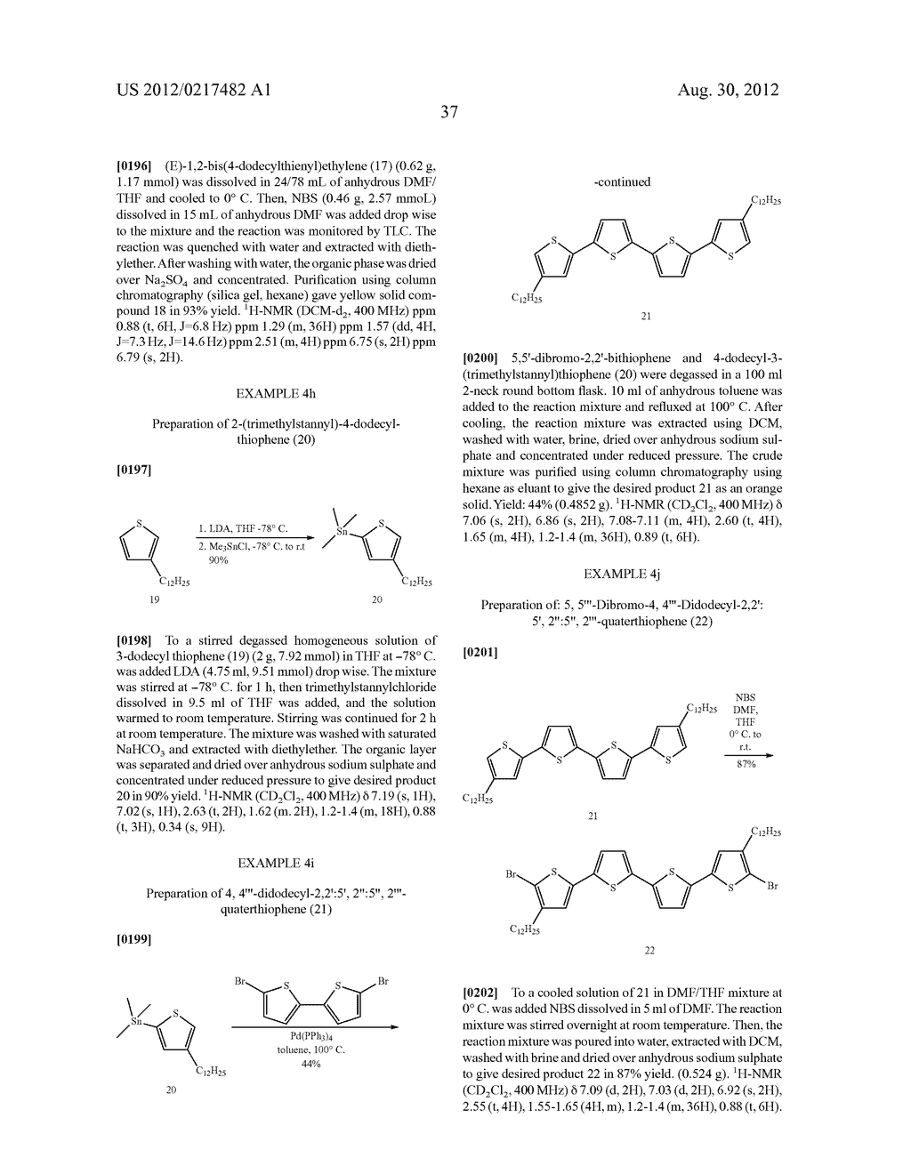 SEMICONDUCTOR MATERIALS PREPARED FROM DITHIENYLVINYLENE COPOLYMERS - diagram, schematic, and image 46