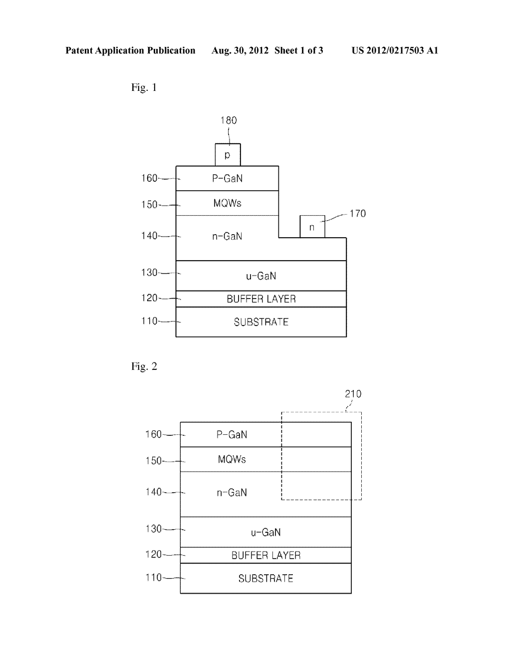 METHOD OF MANUFACTURING GaN POWDER AND NITRIDE-BASED LIGHT EMITTING DEVICE     USING GaN POWDER MANUFACTURED BY THE METHOD - diagram, schematic, and image 02