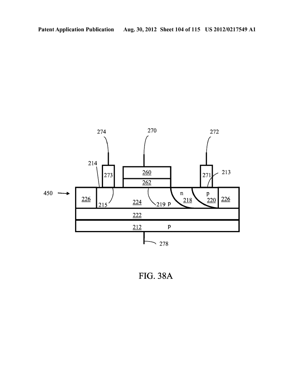 ASYMMETRIC SEMICONDUCTOR MEMORY DEVICE HAVING ELECTRICALLY FLOATING BODY     TRANSISTOR - diagram, schematic, and image 105