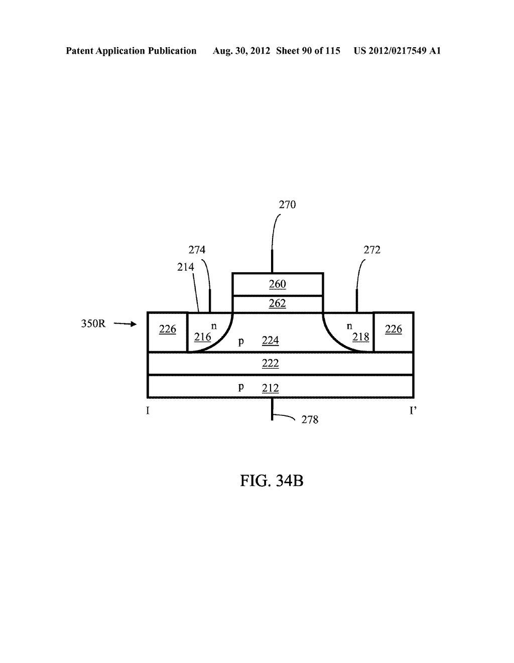 ASYMMETRIC SEMICONDUCTOR MEMORY DEVICE HAVING ELECTRICALLY FLOATING BODY     TRANSISTOR - diagram, schematic, and image 91