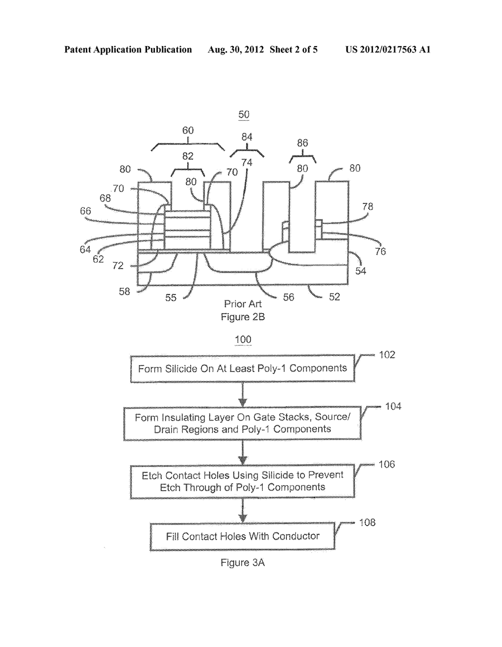 METHOD AND SYSTEM FOR PROVIDING CONTACT TO A FIRST POLYSILICON LAYER IN A     FLASH MEMORY DEVICE - diagram, schematic, and image 03
